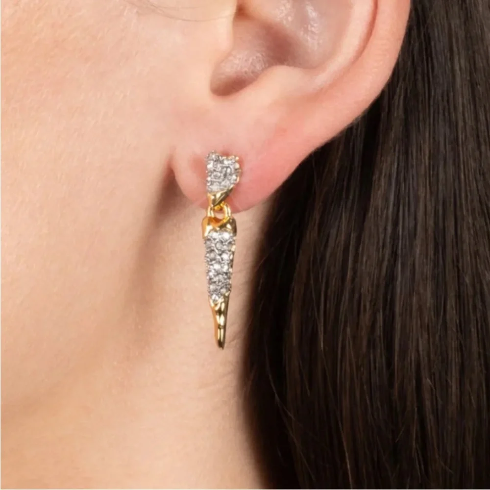 ALEXIS BITTAR • Solanales Crystal Spear Drop Earrings
